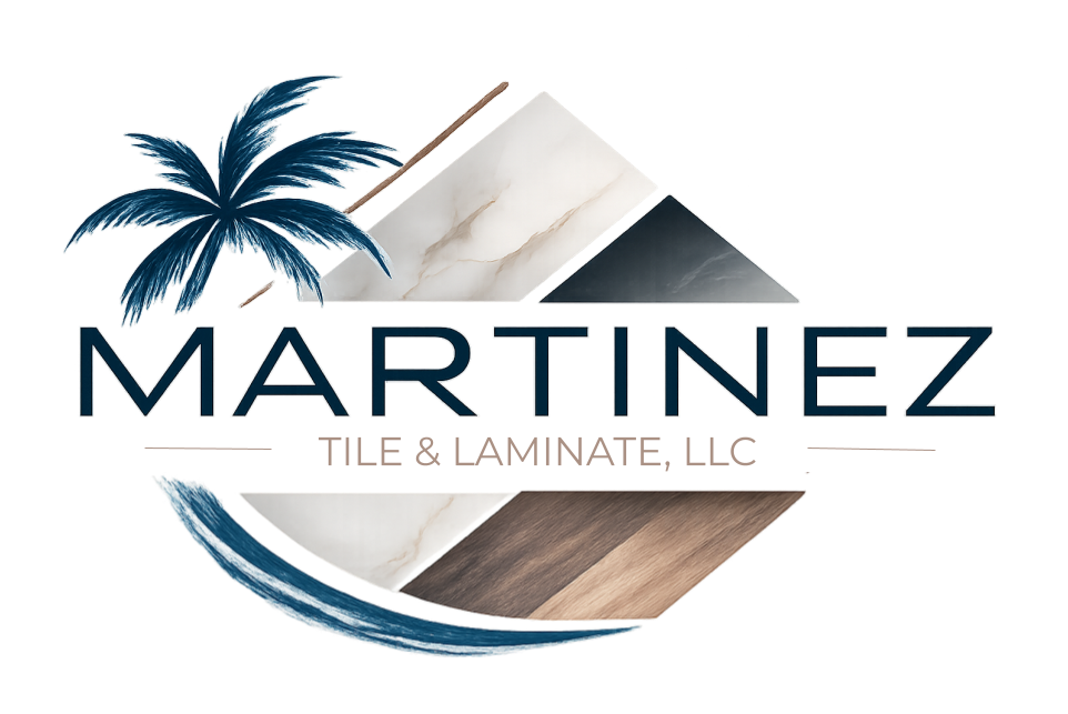 Martinez tile and laminate installation logo