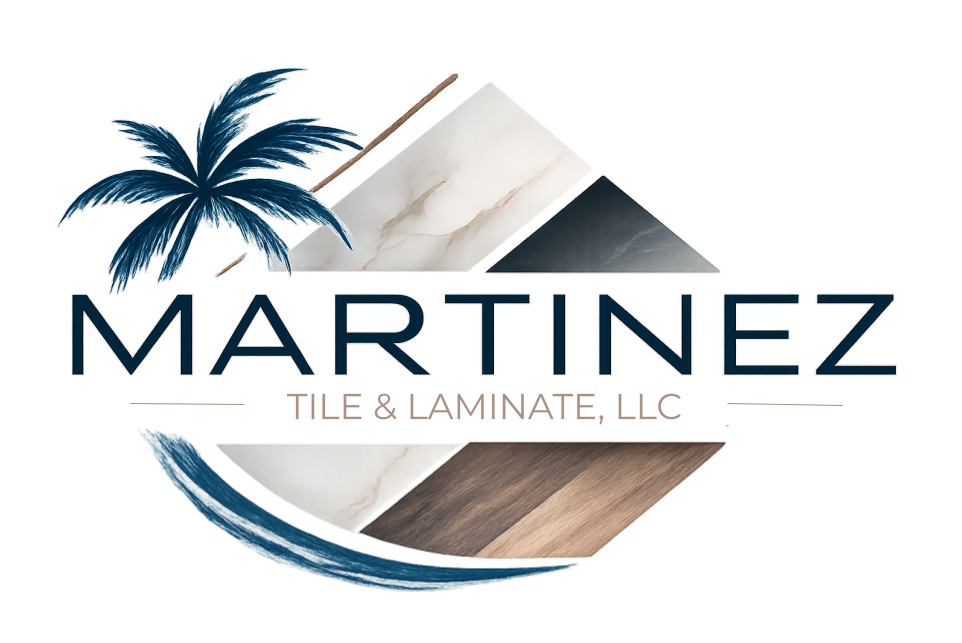 Martinez tile and laminate installation logo